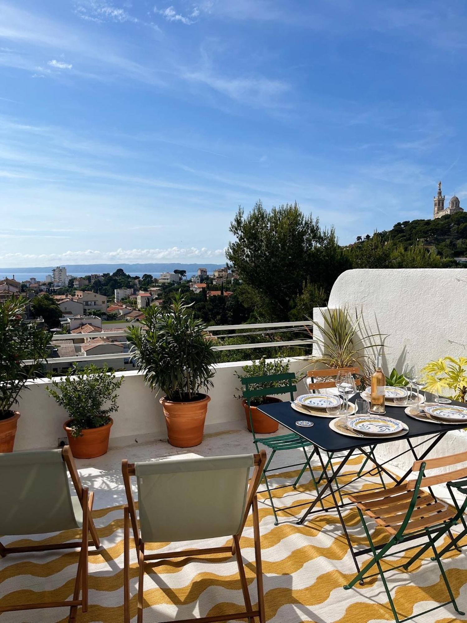 Charmant Studio-Terrasse Vue Mer Marseille Exterior photo